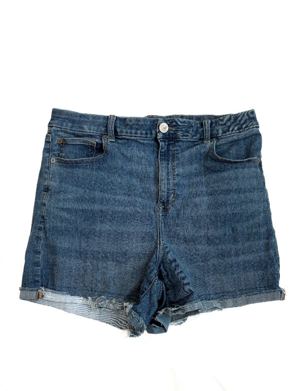 American Eagle Next Level Stretch High Rise Denim Cutoff Shorts Size 16